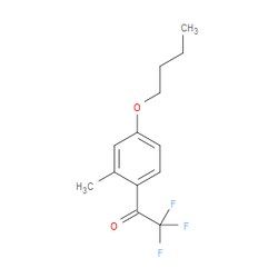 Aobchem&nbsp;1-(4-Butoxy-2-methylphenyl)-2 2 2-trifluoroethanone | ≥95% | CAS 1443348-46-6 | C13H15F3O2 | 500mg