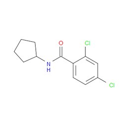 Aobchem&nbsp;2 4-Dichloro-N-cyclopentylbenzamide | ≥95% | CAS 301226-05-1 | C12H13Cl2NO | 250mg