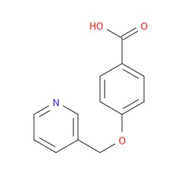 Aobchem&nbsp;4-(3-Pyridinylmethoxy)benzoic acid | ≥95% | CAS 898138-45-9 | C13H11NO3 | 500mg
