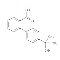 Aobchem&nbsp;4 -(1 1-Dimethylethyl)[1 1 -biphenyl]-2-carboxylic acid | ≥95% | CAS 84392-26-7 | C17H18O2 | 1g
