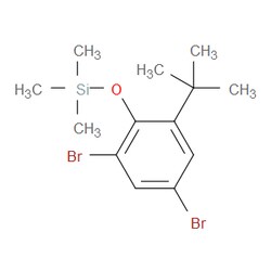 Aobchem&nbsp;(2 4-Dibromo-6-(tert-butyl)phenoxy)trimethylsilane | ≥95% | CAS 27329-75-5 | C13H20Br2OSi | 1g