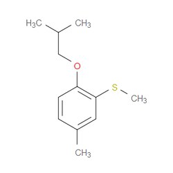 Aobchem&nbsp;(2-Isobutoxy-5-methylphenyl)(methyl)sulfane | ≥95% | CAS 1379322-55-0 | C12H18OS | 1g