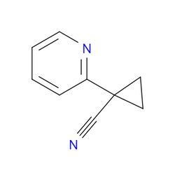 Aobchem&nbsp;1-(2-Pyridinyl)cyclopropanecarbonitrile | ≥95% | CAS 162960-28-3 | C9H8N2 | 5g