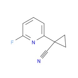 Aobchem&nbsp;1-(6-Fluoro-2-pyridinyl)cyclopropanecarbonitrile | ≥95% | CAS 1427024-67-6 | C9H7FN2 | 1g