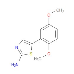 Aobchem&nbsp;5-(2 5-Dimethoxyphenyl)thiazol-2-amine | ≥97% | CAS 881040-41-1 | C11H12N2O2S | 250mg