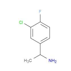 Aobchem&nbsp;3-Chloro-4-fluoro- -methylbenzenemethanamine | ≥95% | CAS 1021239-38-2 | C8H9ClFN | 250mg