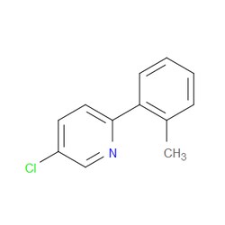 Aobchem&nbsp;5-Chloro-2-(o-tolyl)pyridine | ≥95% | CAS 1345043-96-0 | C12H10ClN | 1g