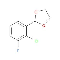 Aobchem&nbsp;2-(2-Chloro-3-fluorophenyl)-1 3-dioxolane | ≥95% | CAS 2643367-97-7 | C9H8ClFO2 | 1g