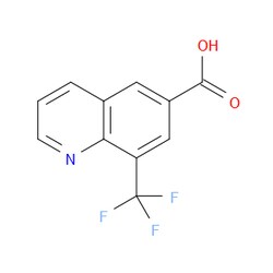 Aobchem&nbsp;8-(Trifluoromethyl)quinoline-6-carboxylic acid | ≥95% | CAS 2102411-83-4 | C11H6F3NO2 | 1g