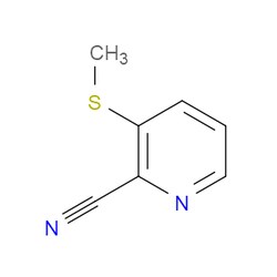 Aobchem&nbsp;3-(Methylthio)picolinonitrile | ≥97% | CAS 312904-91-9 | C7H6N2S | 1g