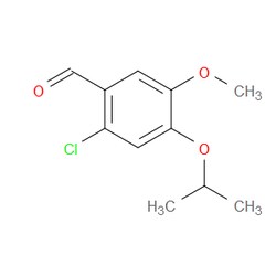Aobchem&nbsp;2-Chloro-4-isopropoxy-5-methoxybenzaldehyde | ≥97% | CAS 94169-57-0 | C11H13ClO3 | 500mg