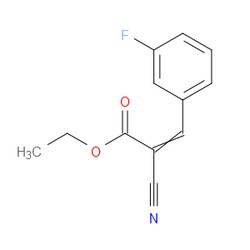 Aobchem&nbsp;Ethyl 2-cyano-3-(3-fluorophenyl)-2-propenoate | ≥95% | CAS 19310-52-2 | C12H10FNO2 | 500mg