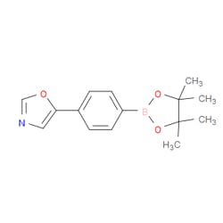 Aobchem&nbsp;5-[4-(4 4 5 5-Tetramethyl-1 3 2-dioxaborolan-2-yl)phenyl]oxazole | ≥95% | CAS 282117-22-0 | C15H18BNO3 | 250mg