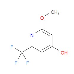 Aobchem&nbsp;2-Methoxy-6-(trifluoromethyl)pyridin-4-ol | ≥95% | CAS 1227513-61-2 | C7H6F3NO2 | 1g