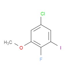 Aobchem&nbsp;5-Chloro-2-fluoro-1-iodo-3-methoxybenzene | ≥97% | CAS 2383196-63-0 | C7H5ClFIO | 1g