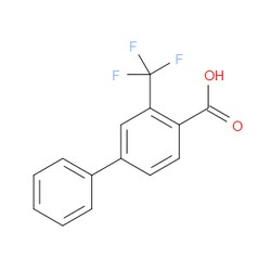Aobchem&nbsp;3-(Trifluoromethyl)-[1 1 -biphenyl]-4-carboxylic acid | ≥97% | CAS 1214370-72-5 | C14H9F3O2 | 1g
