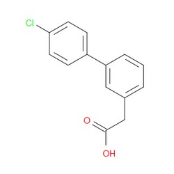 Aobchem&nbsp;4 -Chloro[1 1 -biphenyl]-3-acetic acid | ≥95% | CAS 75852-50-5 | C14H11ClO2 | 5g