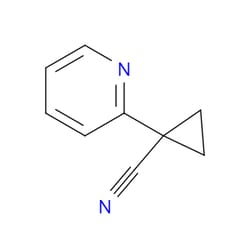 Aobchem&nbsp;1-(2-Pyridinyl)cyclopropanecarbonitrile | ≥95% | CAS 162960-28-3 | C9H8N2 | 500mg