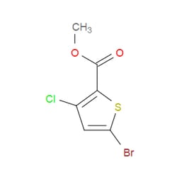 Aobchem&nbsp;Methyl 5-bromo-3-chlorothiophene-2-carboxylate | ≥95% | CAS 1389314-98-0 | C6H4BrClO2S | 250mg