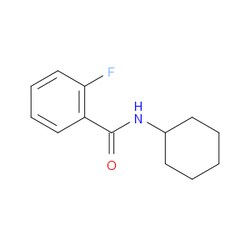 Aobchem&nbsp;N-cyclohexyl-2-fluorobenzamide | ≥95% | CAS 2267-95-0 | C13H16FNO | 500mg