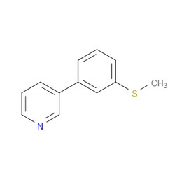 Aobchem&nbsp;3-(3-(Methylthio)phenyl)pyridine | ≥97% | CAS 1214383-66-0 | C12H11NS | 250mg