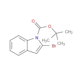 Aobchem&nbsp;Tert-Butyl 2-bromo-1H-indole-1-carboxylate | ≥95% | CAS 249608-77-3 | C13H14BrNO2 | 1g