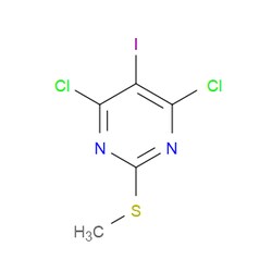 Aobchem&nbsp;4 6-Dichloro-5-iodo-2-(methylthio)pyrimidine | ≥95% | CAS 917895-51-3 | C5H3Cl2IN2S | 1g