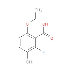Aobchem&nbsp;6-Ethoxy-2-fluoro-3-methylbenzoic acid | ≥95% | CAS 2386676-18-0 | C10H11FO3 | 250mg