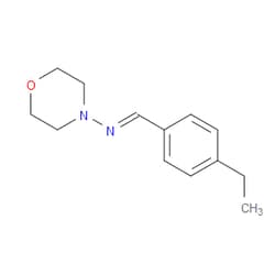 AOBCHEM&nbsp;(E)-N-(4-ethylbenzylidene)morpholin-4-amine | ≥95% | CAS 401587-02-8 | C13H18N2O | 1g