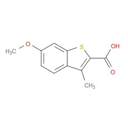 Aobchem&nbsp;6-Methoxy-3-methylbenzo[b]thiophene-2-carboxylic acid | ≥95% | CAS 23045-75-2 | C11H10O3S | 1g
