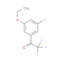 Aobchem&nbsp;1-(3-Ethoxy-5-fluorophenyl)-2 2 2-trifluoroethanone | ≥95% | CAS 1443346-78-8 | C10H8F4O2 | 500mg