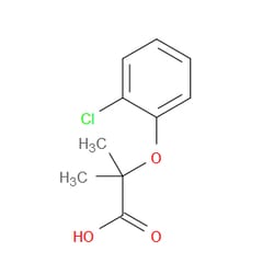 Aobchem&nbsp;2-(2-Chlorophenoxy)-2-methylpropionic acid | ≥95% | CAS 17413-79-5 | C10H11ClO3 | 1g