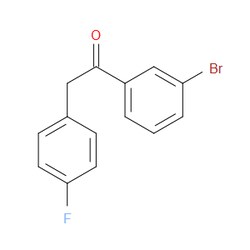 Aobchem&nbsp;1-(3-Bromophenyl)-2-(4-fluorophenyl)ethanone | ≥95% | CAS 898784-71-9 | C14H10BrFO | 500mg