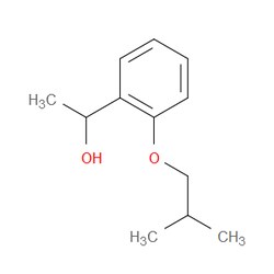 Aobchem&nbsp;1-(2-Isobutoxyphenyl)ethanol | ≥95% | CAS 1154705-38-0 | C12H18O2 | 1g