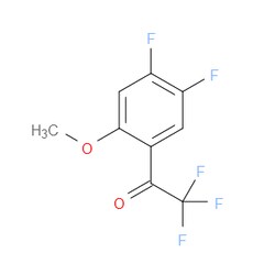 Aobchem&nbsp;1-(4 5-Difluoro-2-methoxyphenyl)-2 2 2-trifluoroethanone | ≥95% | CAS 1256481-63-6 | C9H5F5O2 | 1g