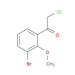 Aobchem&nbsp;1-(3-Bromo-2-methoxyphenyl)-2-chloroethanone | ≥95% | CAS 267651-24-1 | C9H8BrClO2 | 500mg