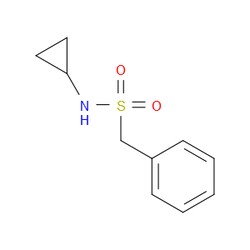 Aobchem&nbsp;N-Cyclopropylbenzenemethanesulfonamide | ≥95% | CAS 85952-17-6 | C10H13NO2S | 250mg