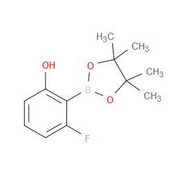 Aobchem&nbsp;2-Fluoro-6-hydroxybenzeneboronic acid pinacol ester | ≥95% | CAS 1534369-41-9 | C12H16BFO3 | 250mg