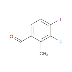 Aobchem&nbsp;3-Fluoro-4-iodo-2-methylbenzaldehyde | ≥97% | CAS 2384774-37-0 | C8H6FIO | 250mg