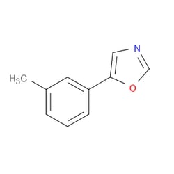 Aobchem&nbsp;5-(M-Tolyl)oxazole | ≥95% | CAS 1816256-20-8 | C10H9NO | 1g