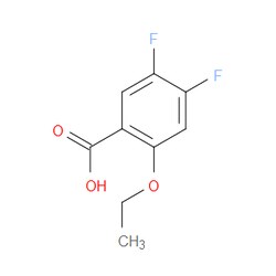 Aobchem&nbsp;2-Ethoxy-4 5-difluorobenzoic acid | ≥95% | CAS 1557553-71-5 | C9H8F2O3 | 1g