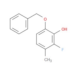 Aobchem&nbsp;6-(Benzyloxy)-2-fluoro-3-methylphenol | ≥97% | CAS 2734776-12-4 | C14H13FO2 | 500mg