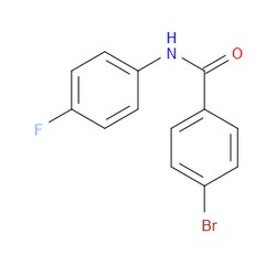 Aobchem&nbsp;4-Bromo-N-(4-fluorophenyl)benzamide | ≥95% | CAS 346723-41-9 | C13H9BrFNO | 250mg