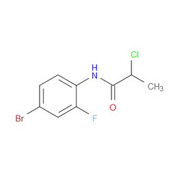 Aobchem&nbsp;N-(4-Bromo-2-fluorophenyl)-2-chloropropanamide | ≥95% | CAS 923126-09-4 | C9H8BrClFNO | 1g
