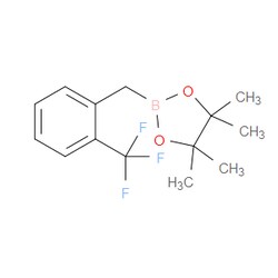 Aobchem&nbsp;4 4 5 5-Tetramethyl-2-(2-(trifluoromethyl)benzyl)-1 3 2-dioxaborolane | ≥97% | CAS 475250-54-5 | C14H18BF3O2 | 1g