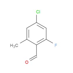Aobchem&nbsp;4-Chloro-2-fluoro-6-methylbenzaldehyde | ≥95% | CAS 1807026-43-2 | C8H6ClFO | 500mg