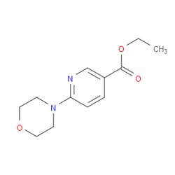 Aobchem&nbsp;Ethyl 6-morpholinonicotinate | ≥95% | CAS 252944-02-8 | C12H16N2O3 | 500mg
