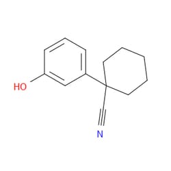 Aobchem&nbsp;1-(3-Hydroxyphenyl)cyclohexanecarbonitrile | ≥95% | CAS 1263285-86-4 | C13H15NO | 1g