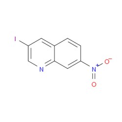 Aobchem&nbsp;3-Iodo-7-nitro-quinoline | ≥97% | CAS 1354223-43-0 | C9H5IN2O2 | 1g