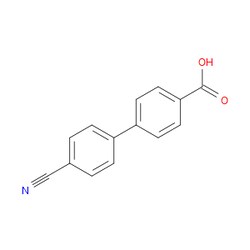 Aobchem&nbsp;4 -Cyano[1 1 -biphenyl]-4-carboxylic acid | ≥95% | CAS 5728-46-1 | C14H9NO2 | 250mg